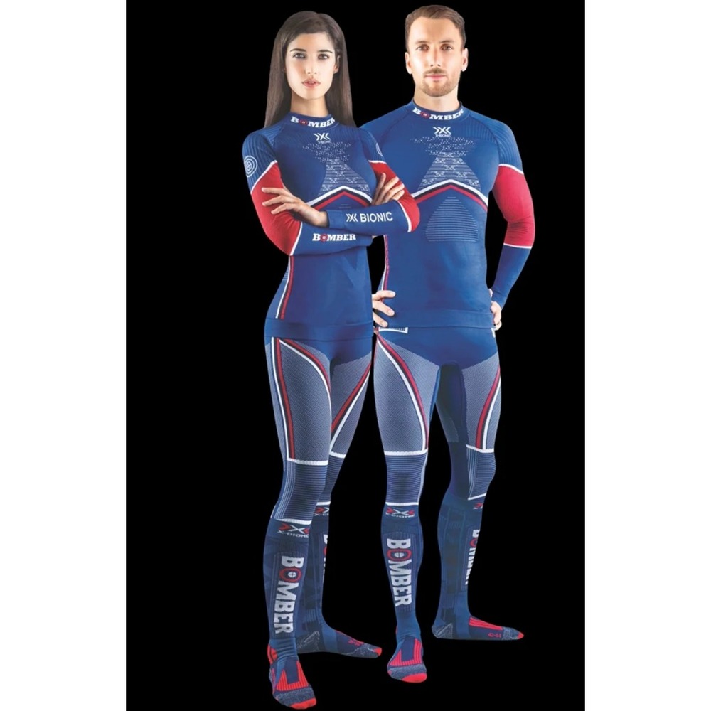 X-Bionic x Bomber Baselayer Tight Pants Unisex Small Compression Stretch